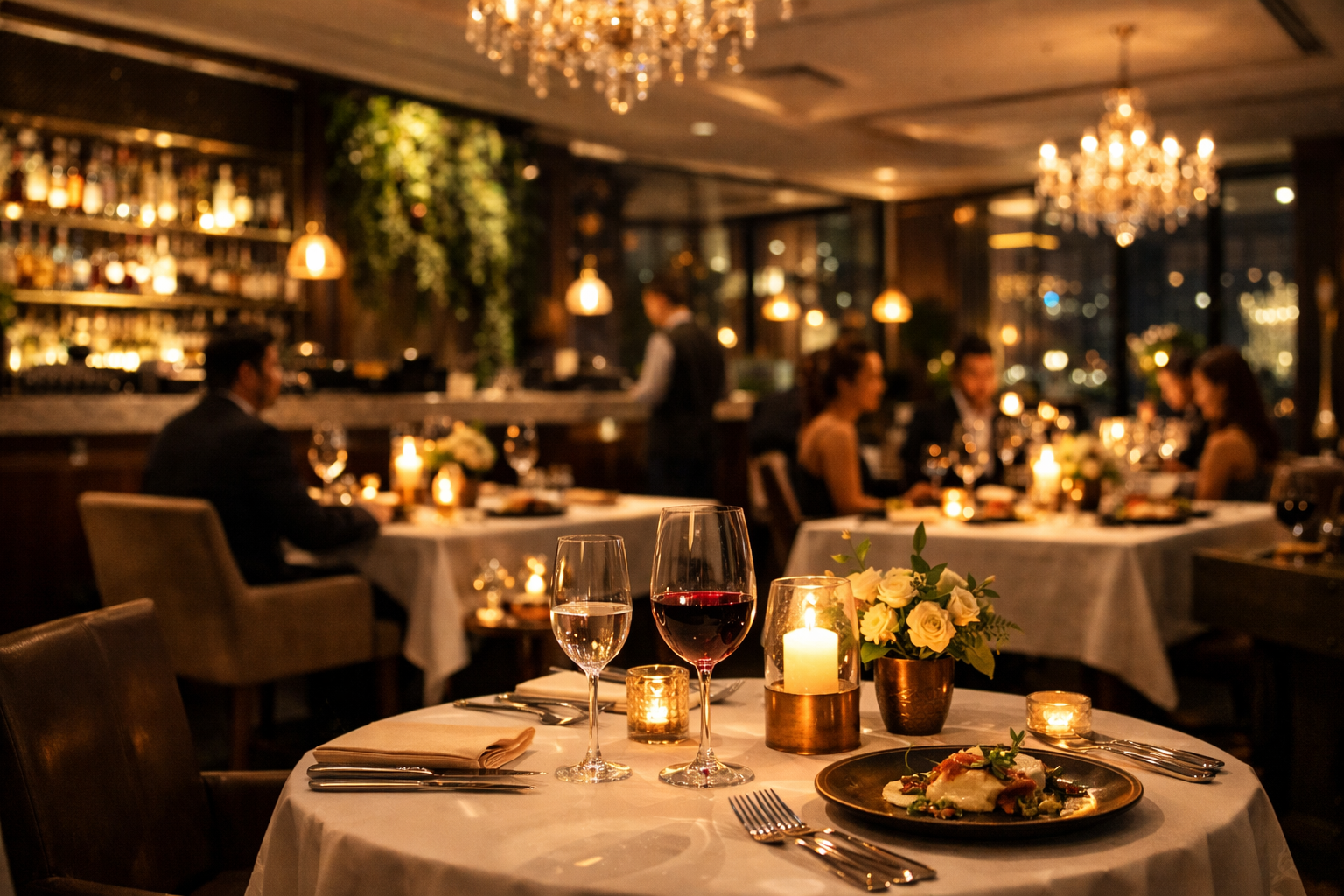 fine table setting